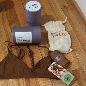 NWT, Nude Barre, bundle of 2 bralettes, size M